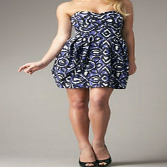 Shoshanna Tulip Shaped Strapless Dress - Picture 2 of 5